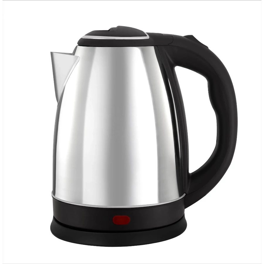 Chaleira Jarra Elétrica Térmica Bule Com Tampa Inox Prateada 1,8 Litros 1000W