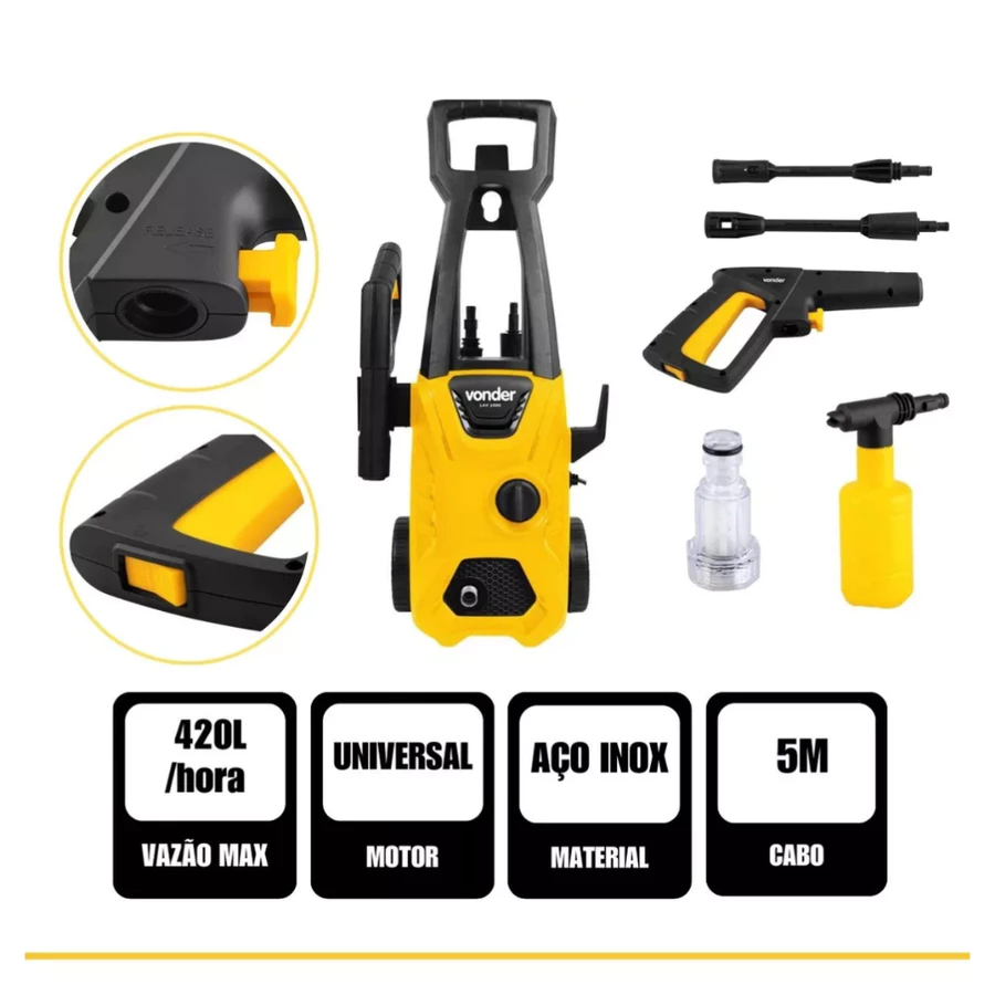 Lavadora Alta Pressão Lav1600 Vonder