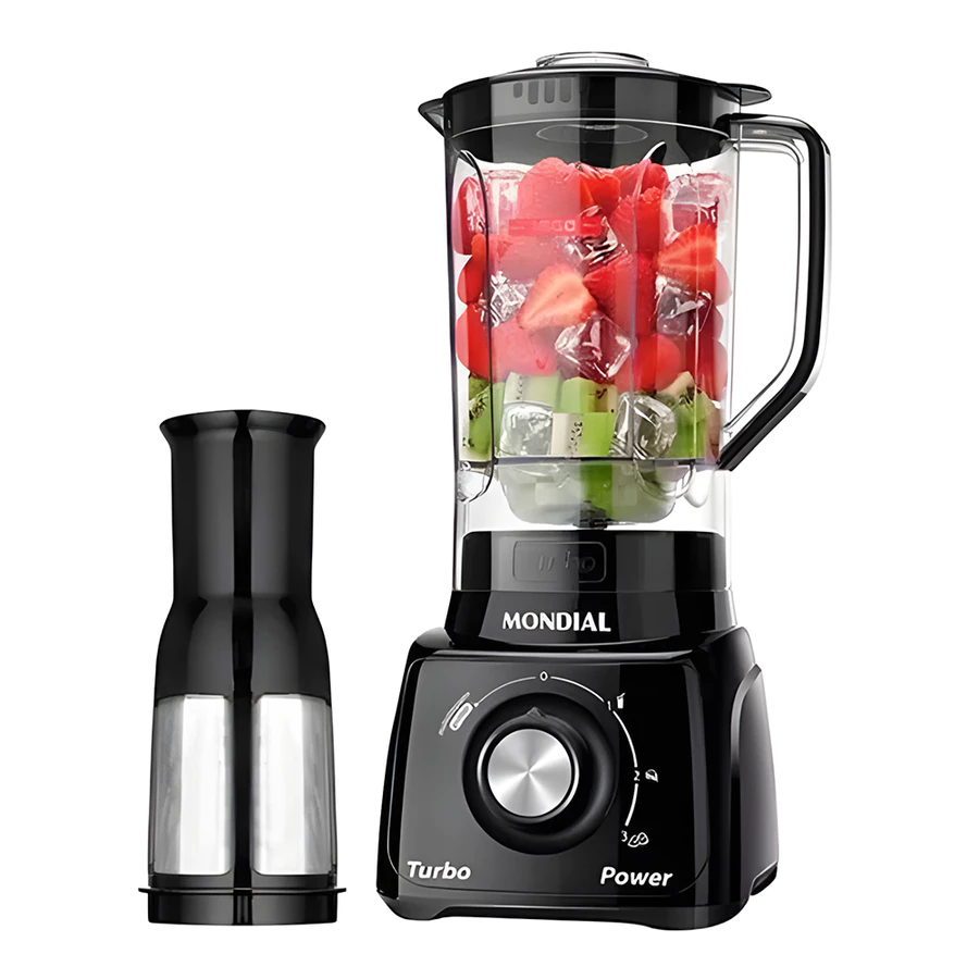 Liquidificador Mondial L‑99 Turbo 550 W 3 Velocidades